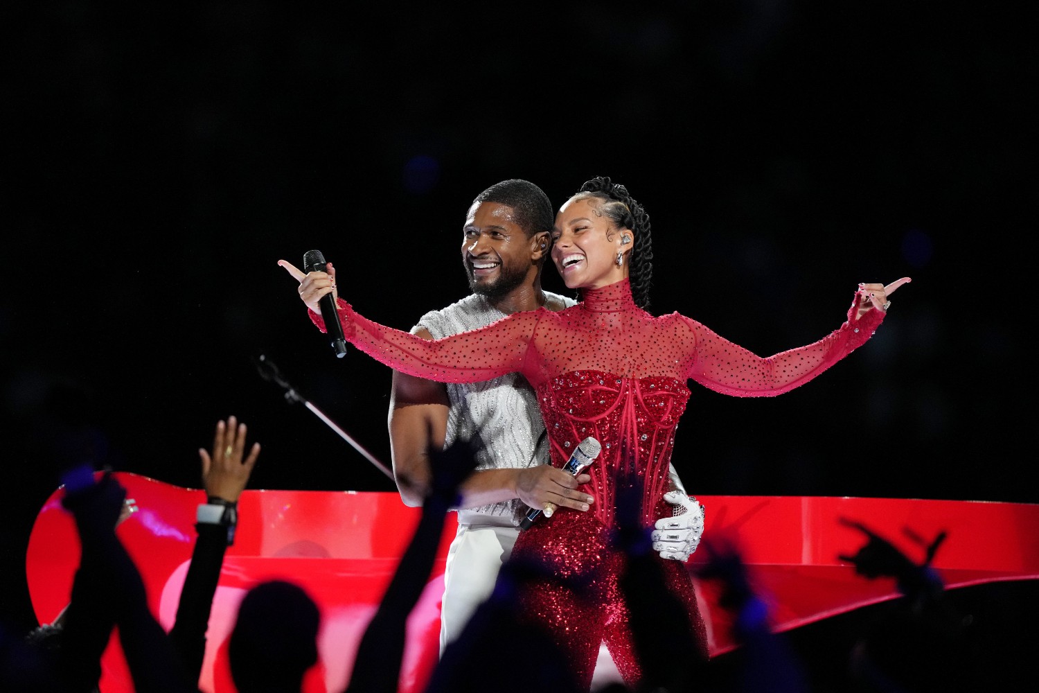 Usher - Alicia Keys - Super Bowl 2024